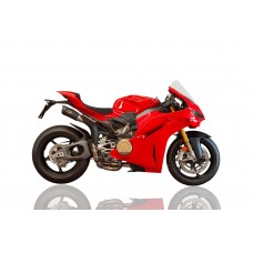 QD Exhaust Twin GUNSHOT DARK MATTER Semi-Full Exhaust for the Ducati Panigale / Streetfighter V4 (2025+)